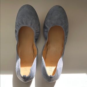 J. Crew Women's light gray Suede Flats
